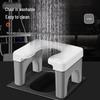 Modern Minimalist Anti-slip Thickened Plastic Commode Stool for Adults