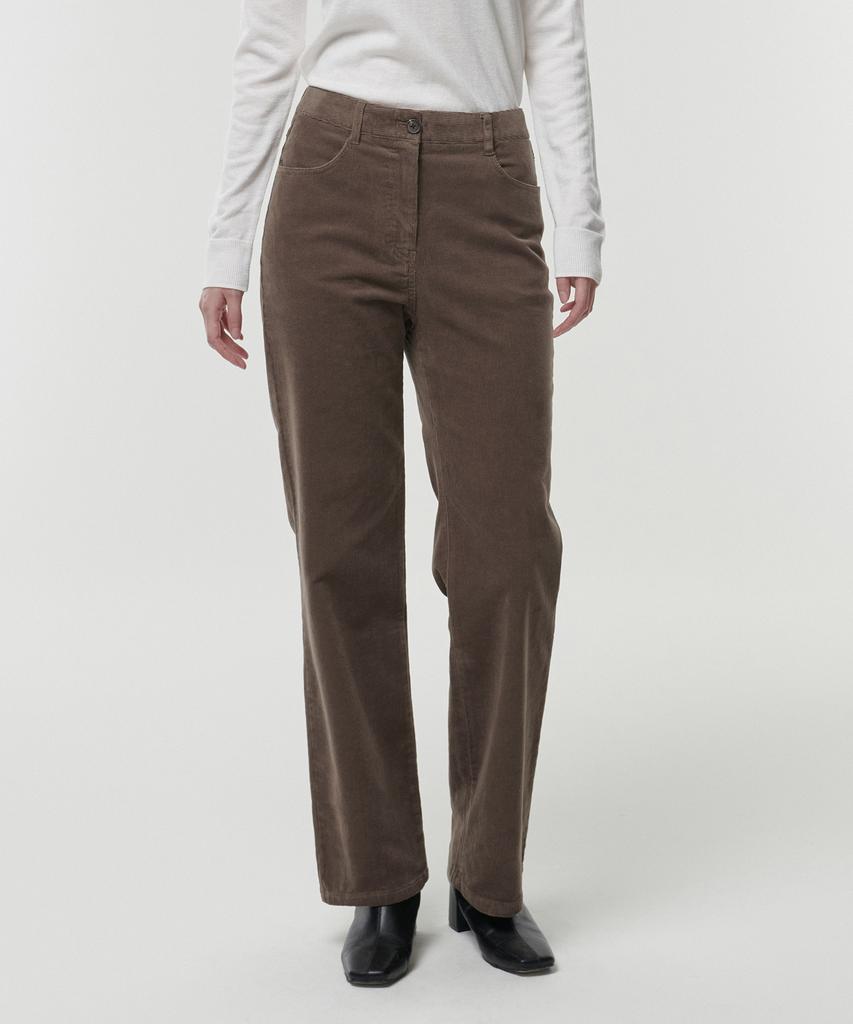 MUSINSA STANDARD WOMAN Women'S Straight Corduroy Pants [Khaki Brown]