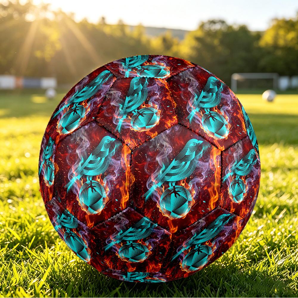 Norwich City FootballPrinted Size 5 Soccer Bball, Anti Slip Adult Match Football Souvenir for Football Fans