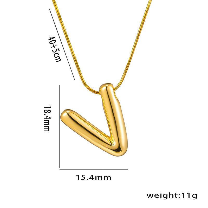 Collana con Ciondolo Lettera Alfabeto A-Z in Acciaio Inossidabile per Donna Catena a Serpente Iniziale Choker Clavicola Collane Gioielli per Regali di Compleanno