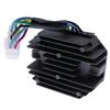CH15589 12V Regulator Tractor Voltage Regulation 6-wire Connector Metal Construction Stable Voltage Output For JD650