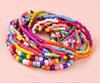 25-Grid Glass Rice Beads DIY Set: Children's Handmade Necklace & Bracelet Beading Kit