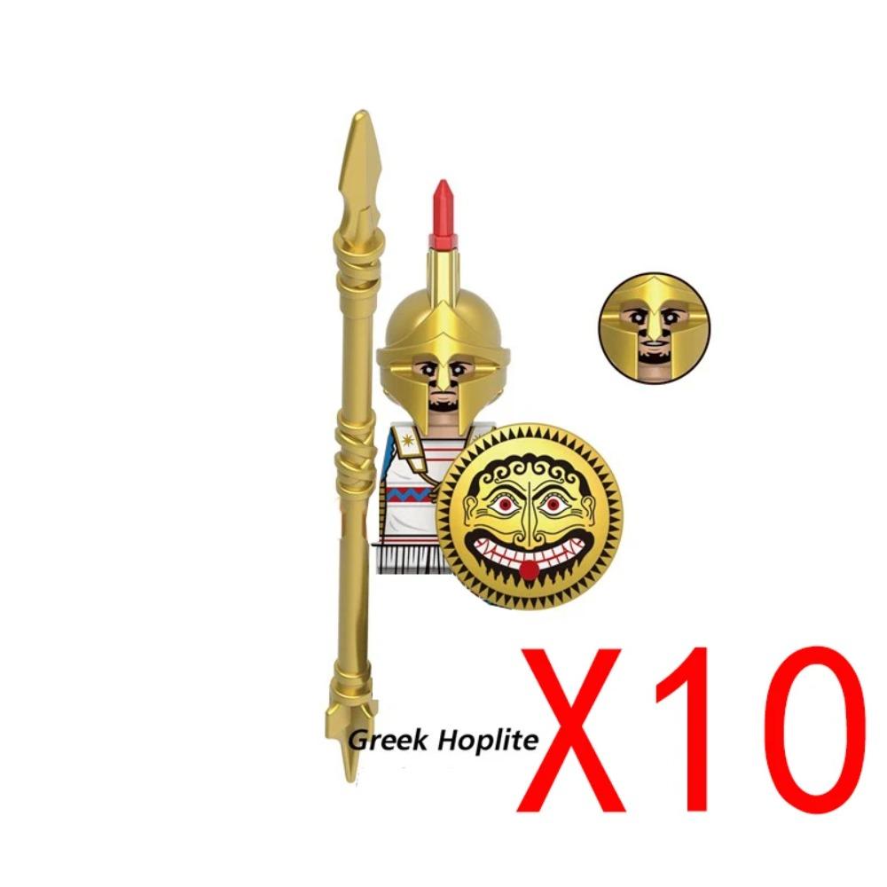 Medieval Military Building Blocks Solider Figures Gifts Weapons Shields Helmets Lionheart Teutonic Knights Militiaman Farmer MOC