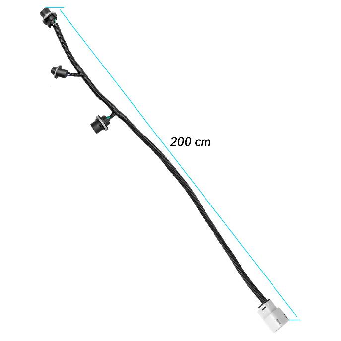 Passenger Side Tail Light Wiring Harness Lamp 23295977 Fit For Silverado GMC Sierra 1500 2500 HD 3500 HD 2016- For Three Bulb Plug Harness