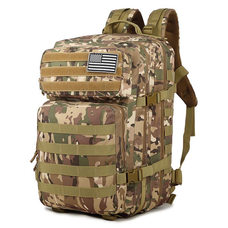 Large Tactical Camouflage Backpack for Outdoor Camping, Hiking, and Climbing