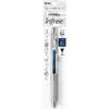 Pentel Ballpoint Pen Gel Ink Gel Infree 0.4mm Clear Shaft XBLN74TL-CA Blue Black