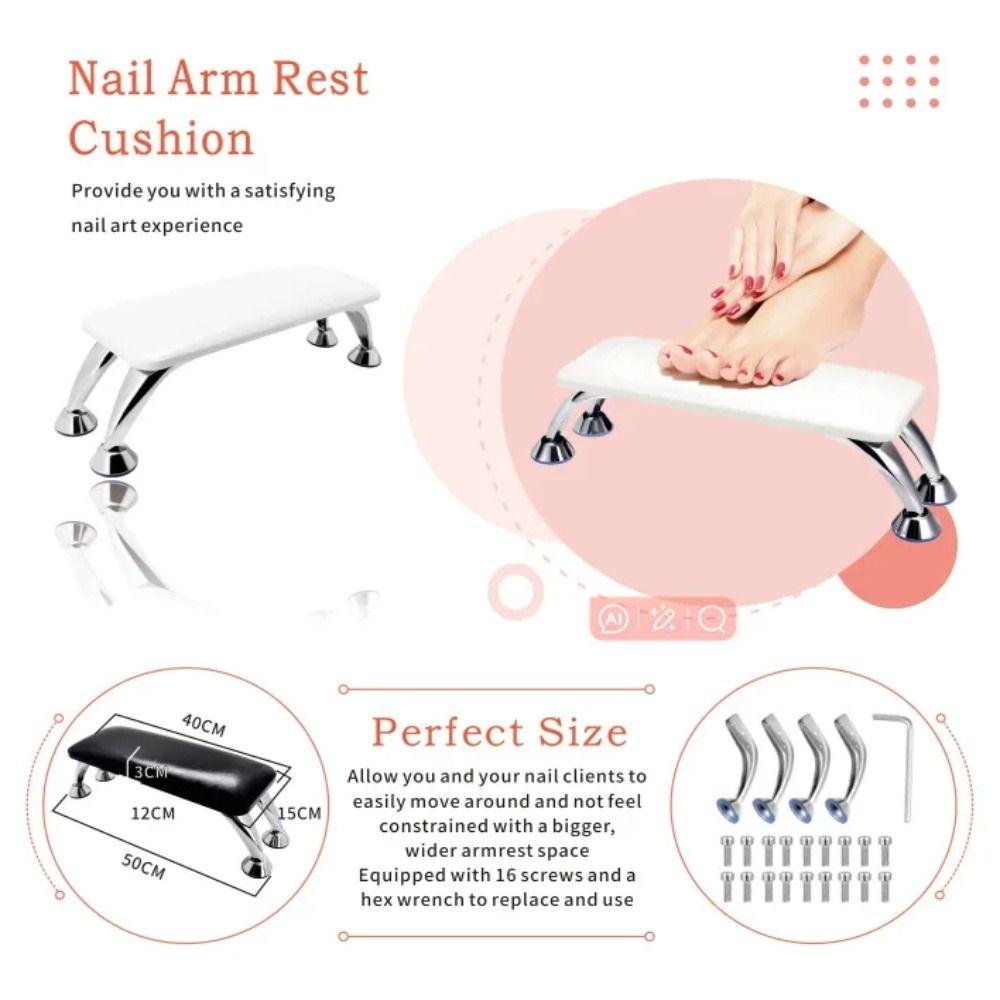 Foldable Soft Nail Pillow Hand Support Manicure Hand Pillow Nail Arm Rest Cushion  Nail Polishing