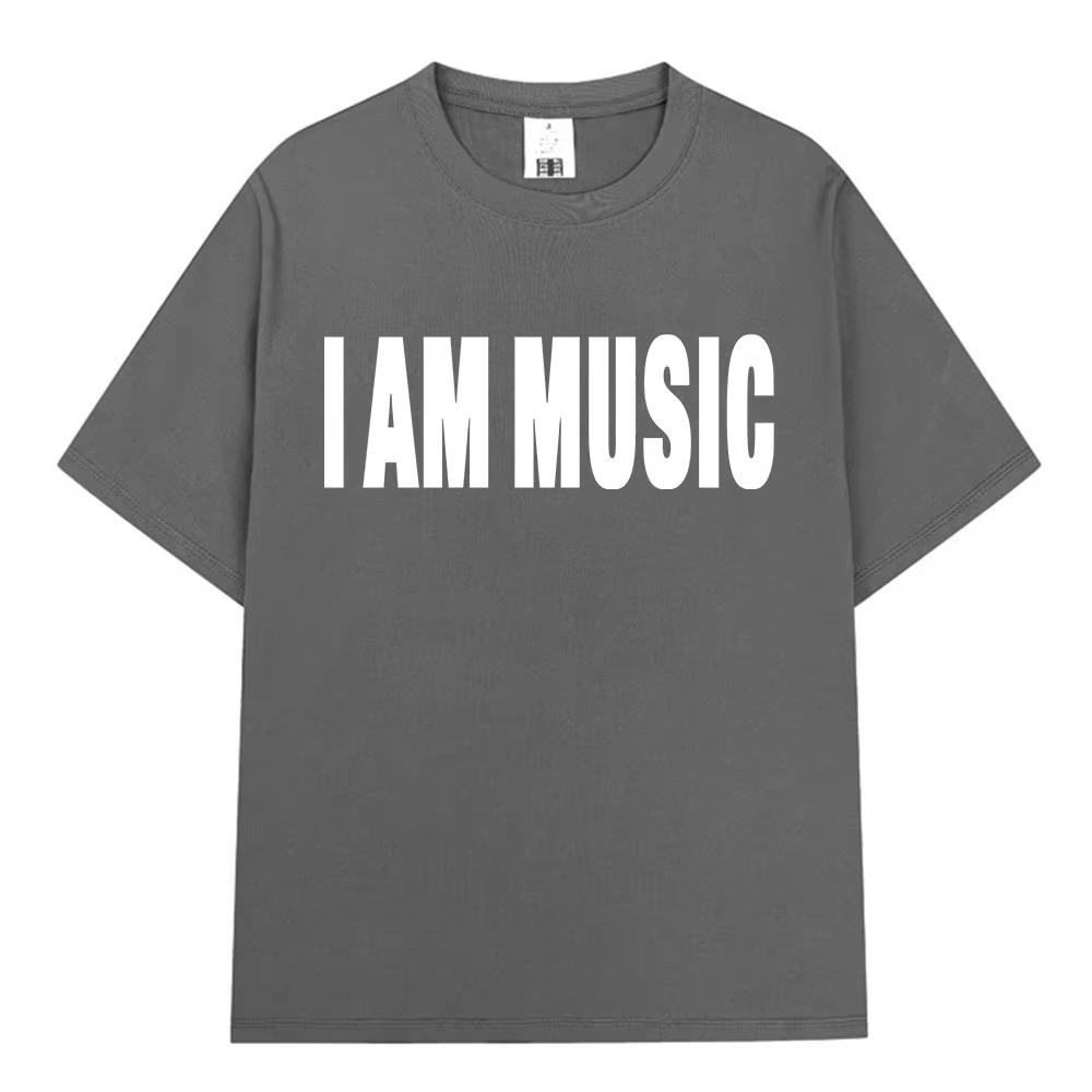 Rapper Playboi Carti Same Style I AM MUSIC Print T-shirts Men Women Opium T Shirts Cotton Oversized T Shirt Tops