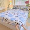Skin-friendly Bedsheet Soft Fitted Sheet Flannel Bed Cover Warm Bed Linen Queen Size Sheets drap housse (Pillowcase Need Order)