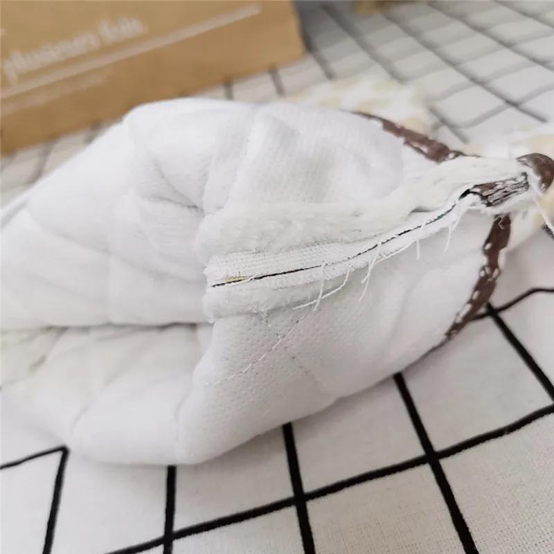 1Pc 18x33cm Cotton Vintage Printed Large Baking Glove Microwave Oven Mitts Insulation Kitchen Tool Party Gift