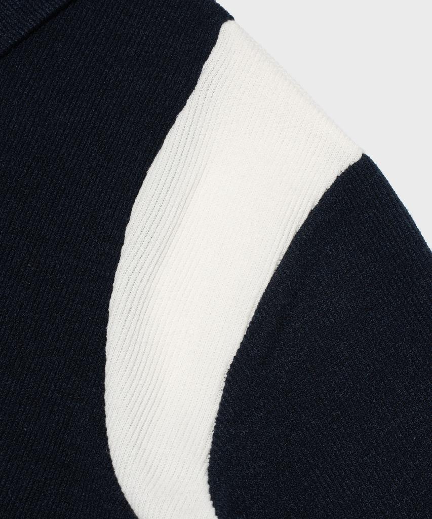 Tailor Studio Modern Classic Knit Cardigan (Navy)