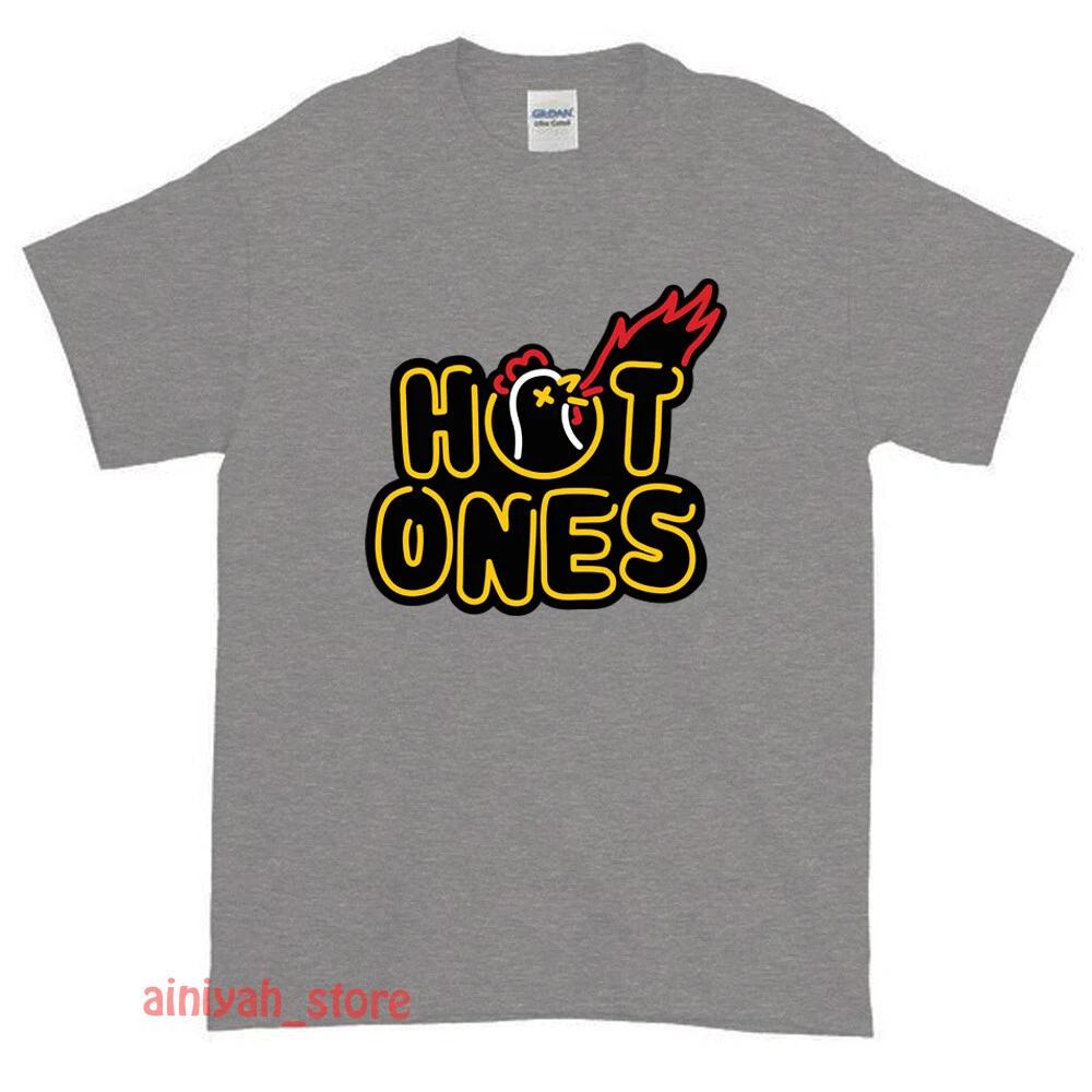 

New Hot Ones Hot Sauce Logo Men s Funny T shirt USA Size S-XXL 4XL