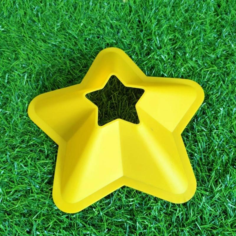 Athletic Training Cones With Star Base Durability Soccer Practice Discs Improve Feetwork Accuracy For Competitions