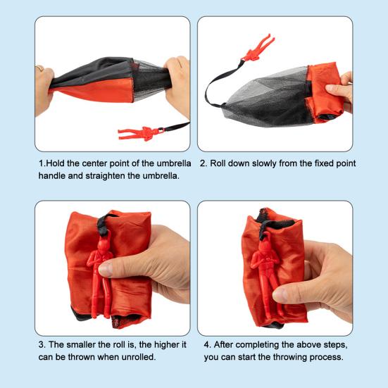 Kids Parachute Toy Tangle Free Digital Parachute Toy Easy To Throw Land Outdoor Indoor Parachute Toy Boys Girls Party Favors