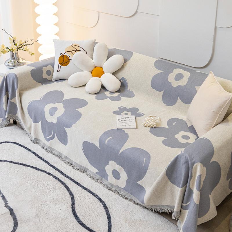 Sofabezug, kratzfest, Sofabezug, Stoff, Ins Style, Bezug, Handtuch, Vollbezug, Stoff, nordisches Sofatuch, All-Inclusive-Universalbezug