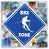 10/30/50pcs Cool Winter Ski Cartoon Stickers Outdoor Sports Decals DIY Luggage Scrapbook Snowboard Adventure Graffiti Sticker