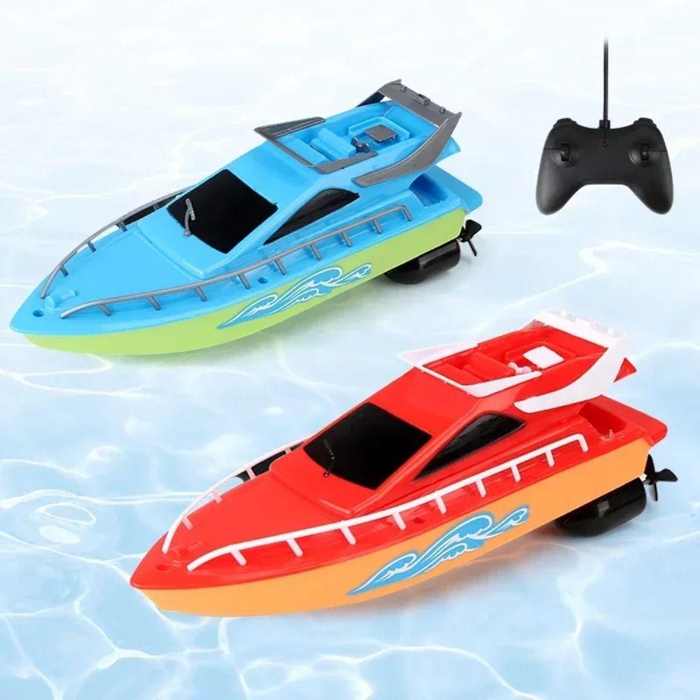 Waterproof Remote Control Speedboat High Speed RC Boat Kids Toy Electronic Boat  Children Gifts