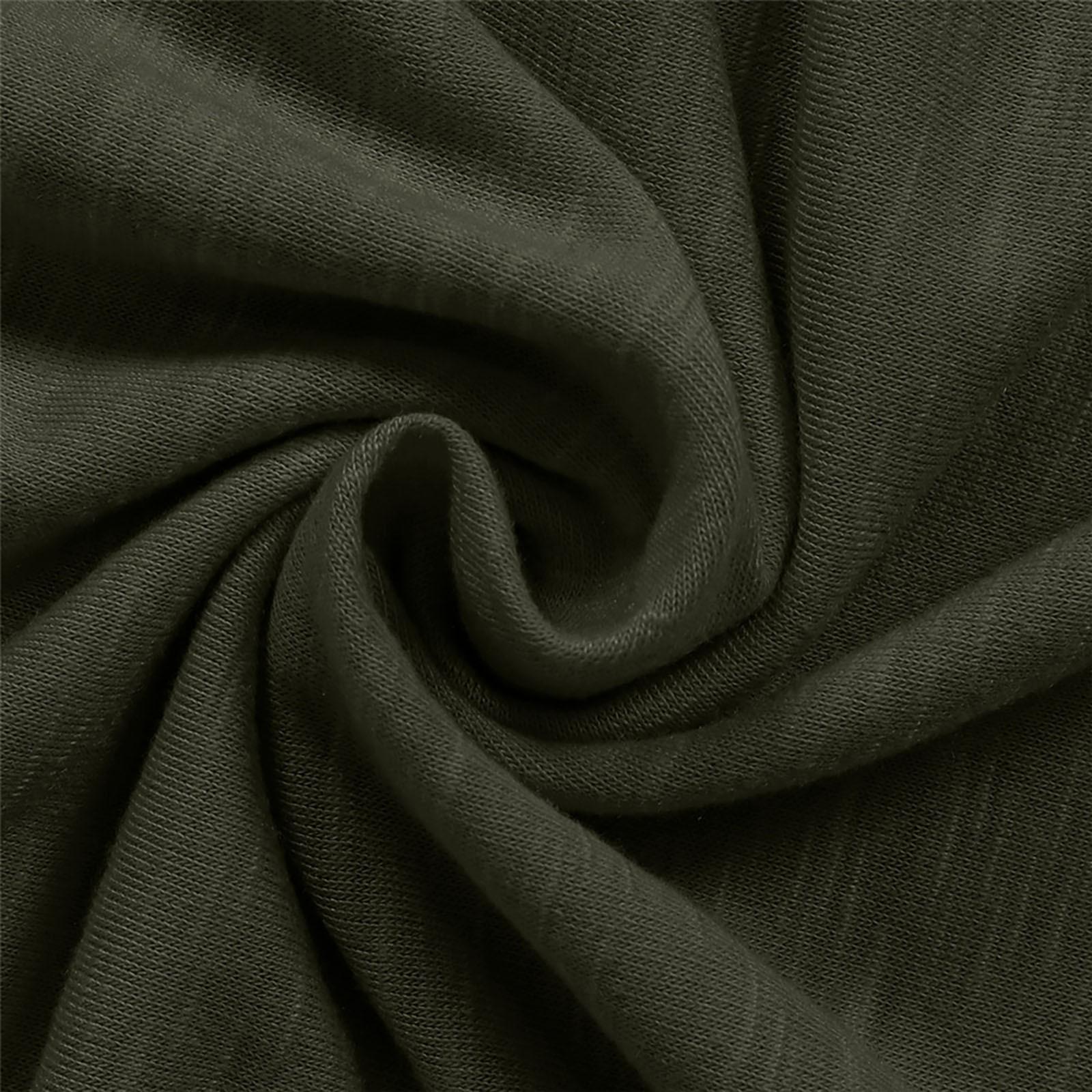 Женская однотонная повседневная юбка-слинг с круглым вырезом — фото 6