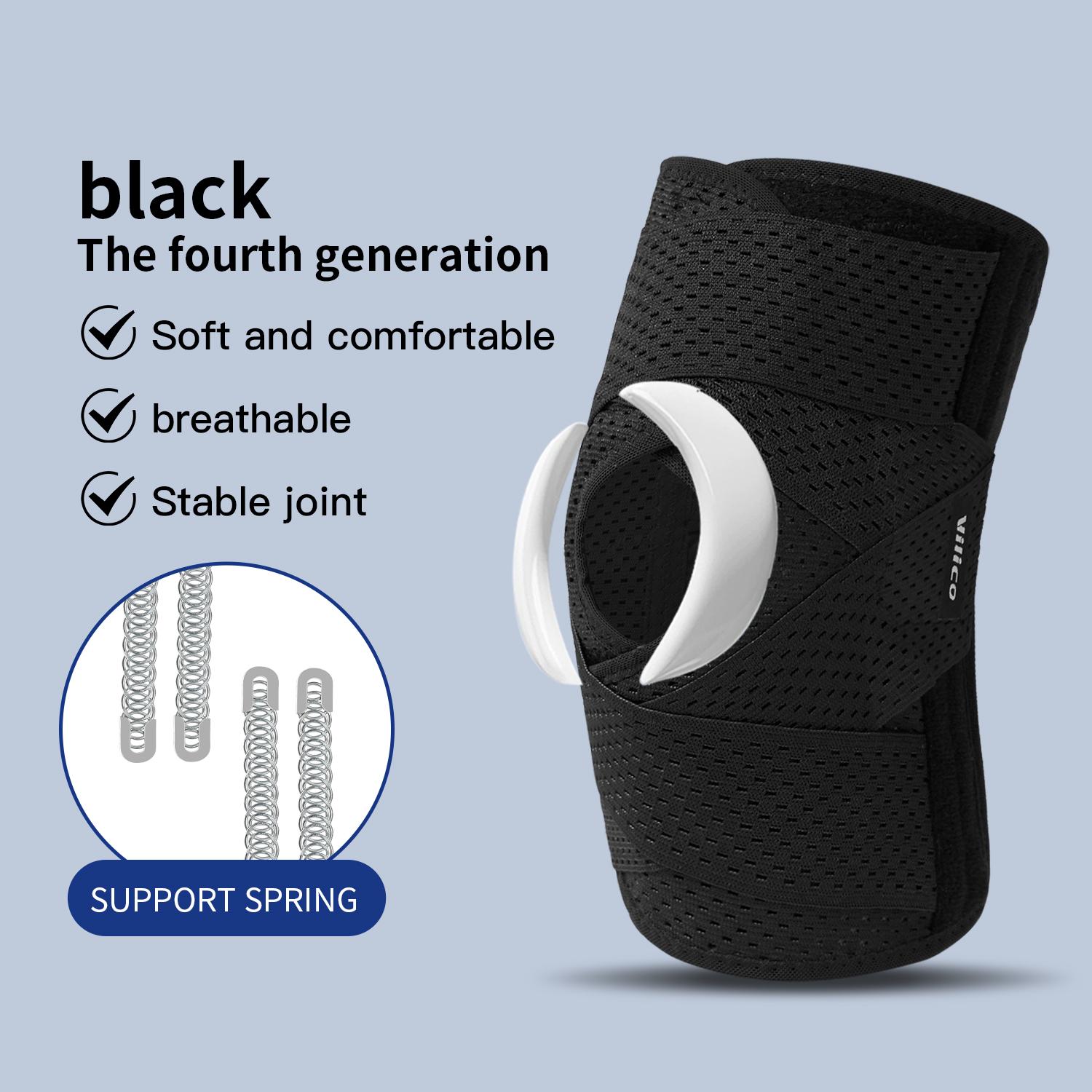 

1Pc Sports Kneepad Men Women Pressurized Elastic Knee Pads Arthritis Joints Protector Fitness Gear Volleyball Brace Protector S