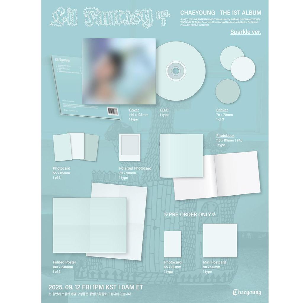 (Sparkle Ver. Digipack) CHAEYOUNG (TWICE) [LIL FANTASY Vol.1] The 1st Album