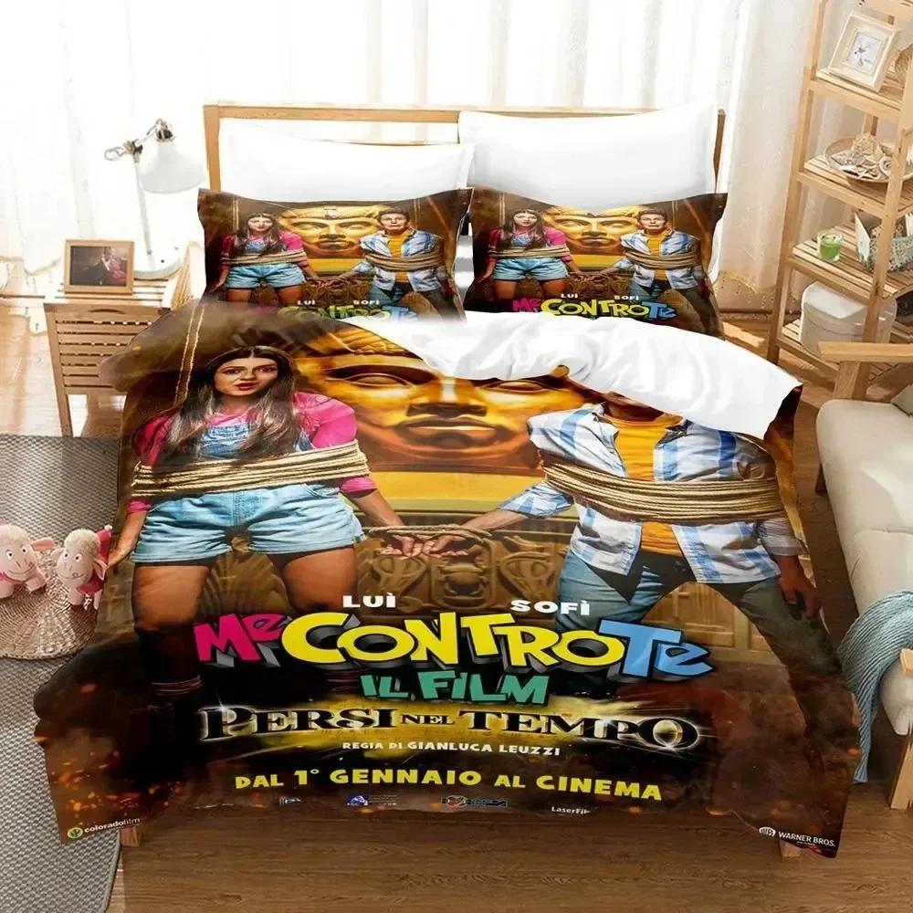 

3D Print Me Contro Te Printed Bed Set Duvet Cover Pillowcase Bedding Set Bed Linen Sheet Quilt Cover Full Queen King Size 70x133cm 2pcs