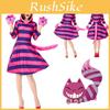Adorable Cheshire Cat Costume For Women Featuring Breathable Fabric And Perfect Stitches