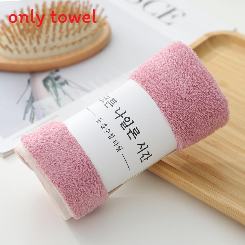 Coral Fleece Towel With High Density Plush Material For Home And Travel Use