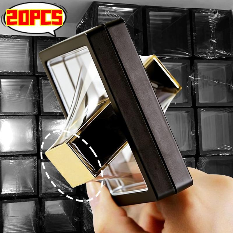 Transparent Floating Display Box Plastic Film Jewelry Packaging Box Jewelry Ring Necklace Collectible Earring Pin Organizer