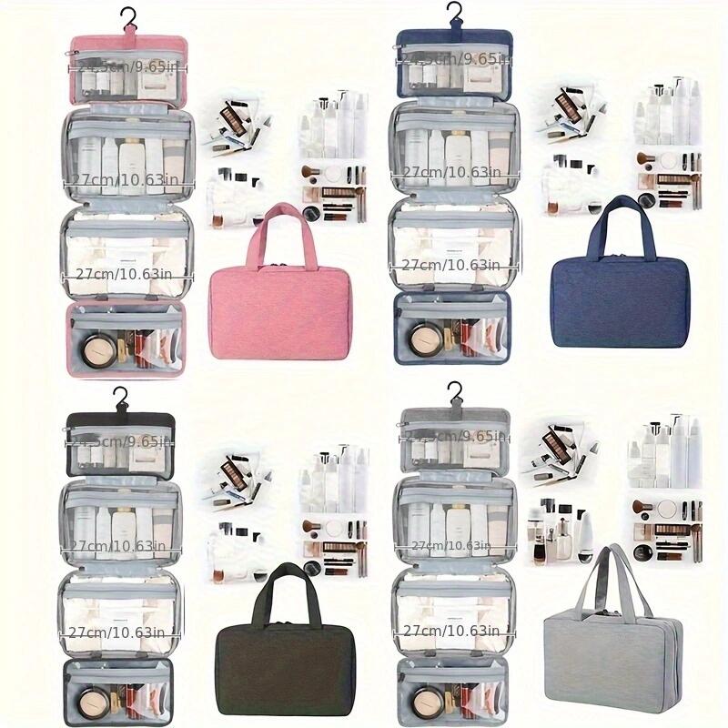 Women's Travel Toiletries for men-Portable Hanging Storage Bag Cosmetic Bag Suitable for Cosmetic Travel Accessories Essentials