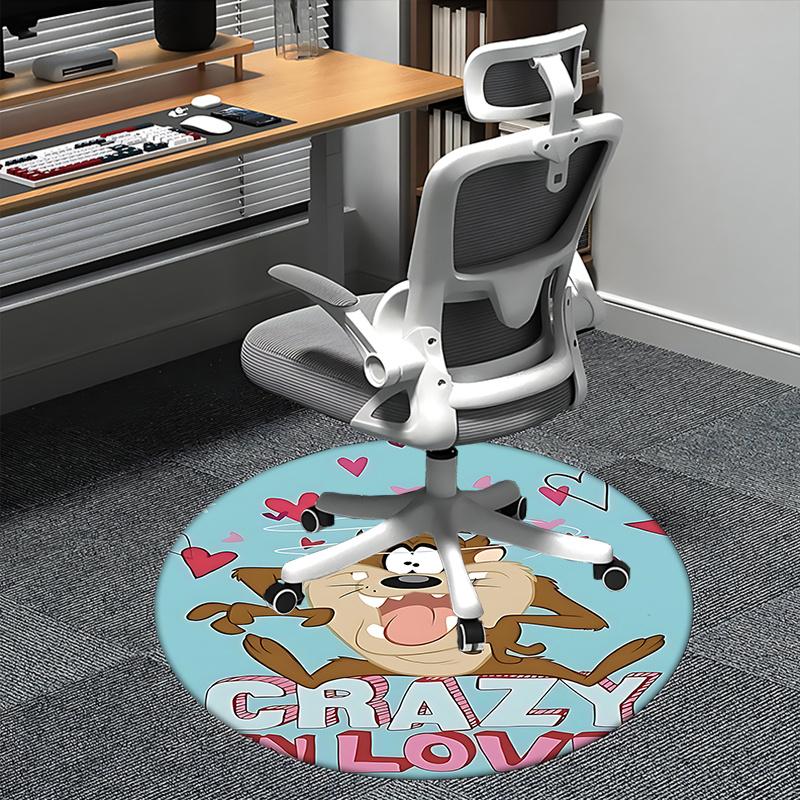

Crazy in Love Chair Mat - Round Carpet for Home Decor, Office Use 80cm