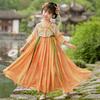 Anneyol Girls' Summer Chinese Style Hanfu Princess Dress