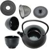 CAST IRON KETTLE 0.8L TEA AND HERB INFUSER 2x CUPS PLATE