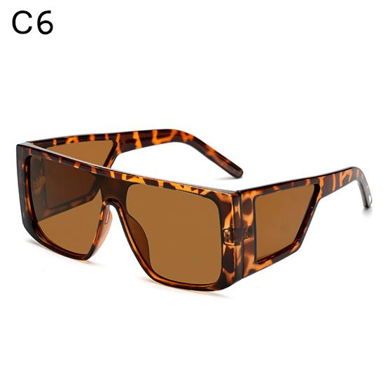European New Square Sunglasses Women New Big Oversized Flat Top Sun Glasses Female Vintage Retro Shades for Women Men UV400