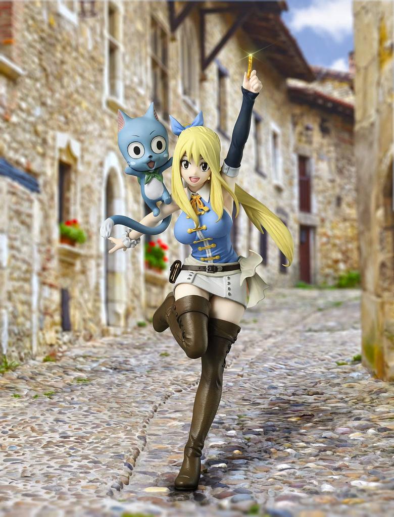 BellFine Seria Finală Lucy Heartfilia Figurină Completă Pictată din PVC la Scară BF100 "FAIRY TAIL" 1/8