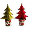  Small Artificial Christmas Tree with Bells for Indoor Fireplaces Mantels Decors