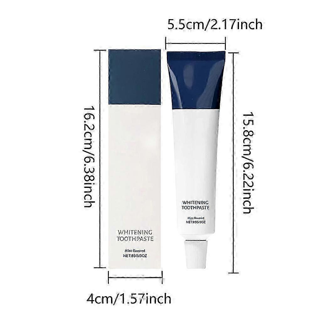 Nano Hydroxyapatite Teeth Whitening Toothpaste with Coconut Oil & Xylitol, Fresh Breath, Gum Care, Enamel Repair, 100g