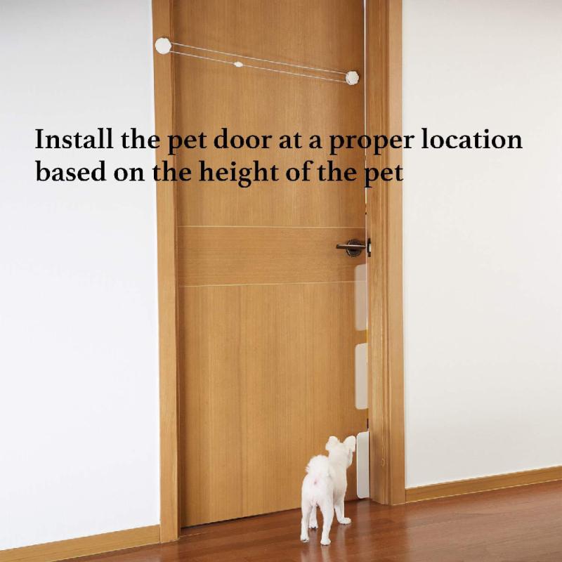 Automatic Pet Door Access Openings Doorway for Pet Dogs Cats Cages