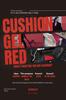 Gel Cushion Cushion Car Seat Cushion Cool Silk Square Chair Office Gaming Thin Fixed Ring Included [KREUTZER30011] (Red)