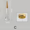 Modern Waterdrop Pendant Lamp Bedroom Bedside Living room Dining 2Style Base Room LED Lighting Kitchen Stairwell Hanging Light