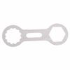Bicycle Front Fork Wrench Silver Lightweight Rugged Rustproof Mountain Bike Front Fork Spanner for Mechanical Front