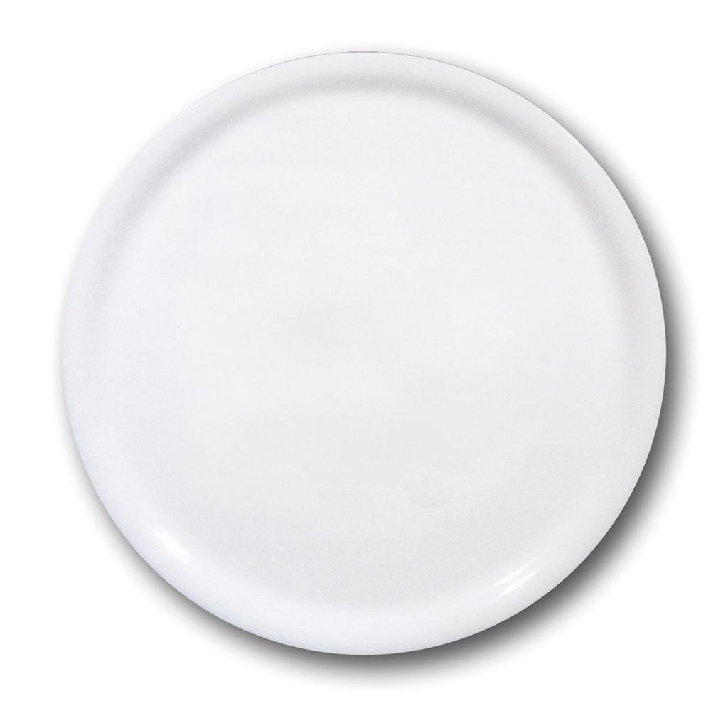 Durable Speciale porcelain pizza plate, white, 330mm, set of 6