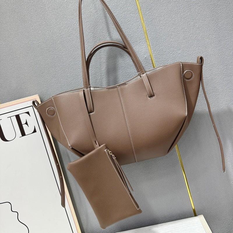 2024 PU-Leder Tragetasche Tragbar Große Kapazität Trendig Modisch Damen Nische High-End Schultertasche Achseltasche