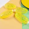 Glitter Corn Squeeze Toy Slow-Rising TPR Fidget for Stress Relief Realistic Vegetable-Shaped Decompression Gadget for Kids Adults