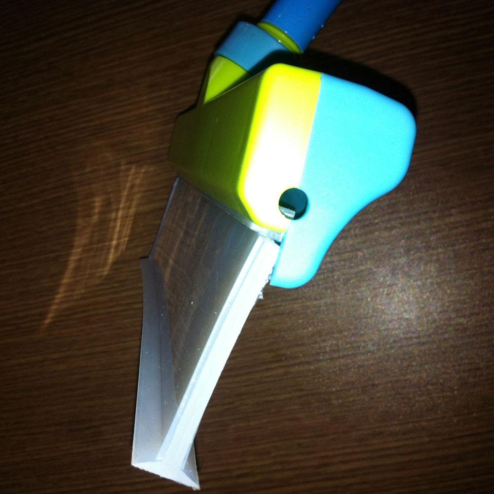 T bar Silicone Window Squeegee Kit Reusable Multifunction Clean Scraper Wear Resist Microfiber Cleaning Mop for Glass Mirror Doo