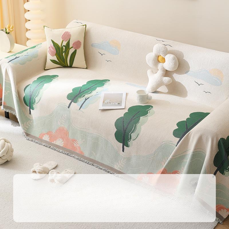 Chenille High-end Miaolu Sofa Towel Anti-cat Scratch Sofa Cover Cloth Dust-proof Sofa Cover All-inclusive Universal Cover Blanket