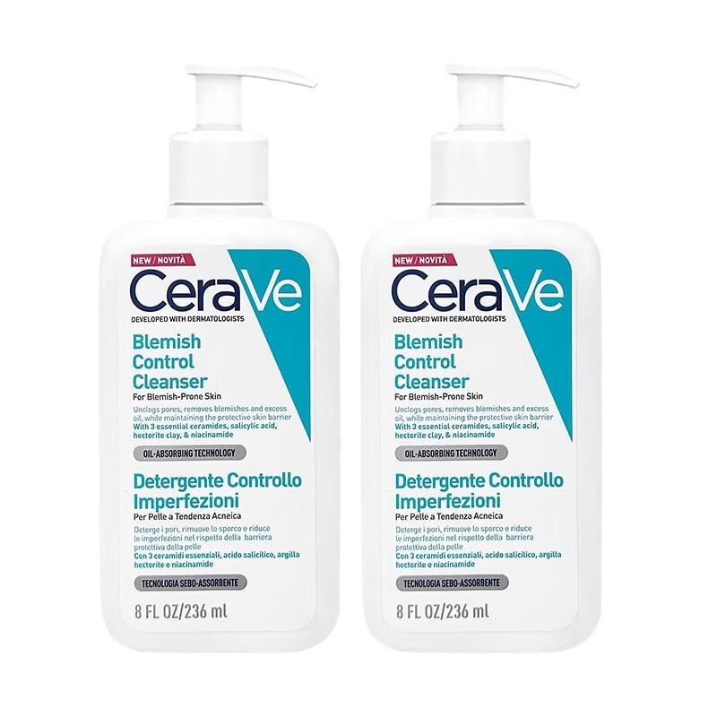 CeraVe SA Renewing Cleanser Duo Pack