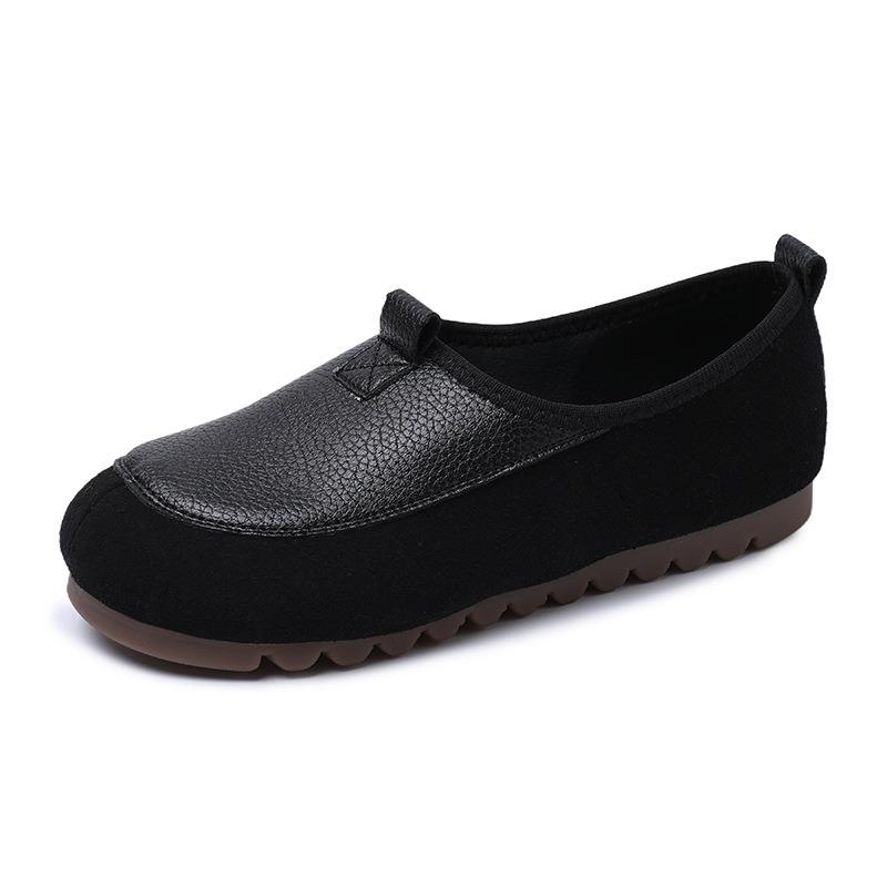 One-pedal lazy shoes shallow mouth Doudou shoes women's spring and autumn new casual flat shoes overfoot shoes women