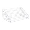Acrylic 4 Tier Display Organizer Clear Stand for Perfume Makeup Desserts and Stable with Unique Multi Layer Design