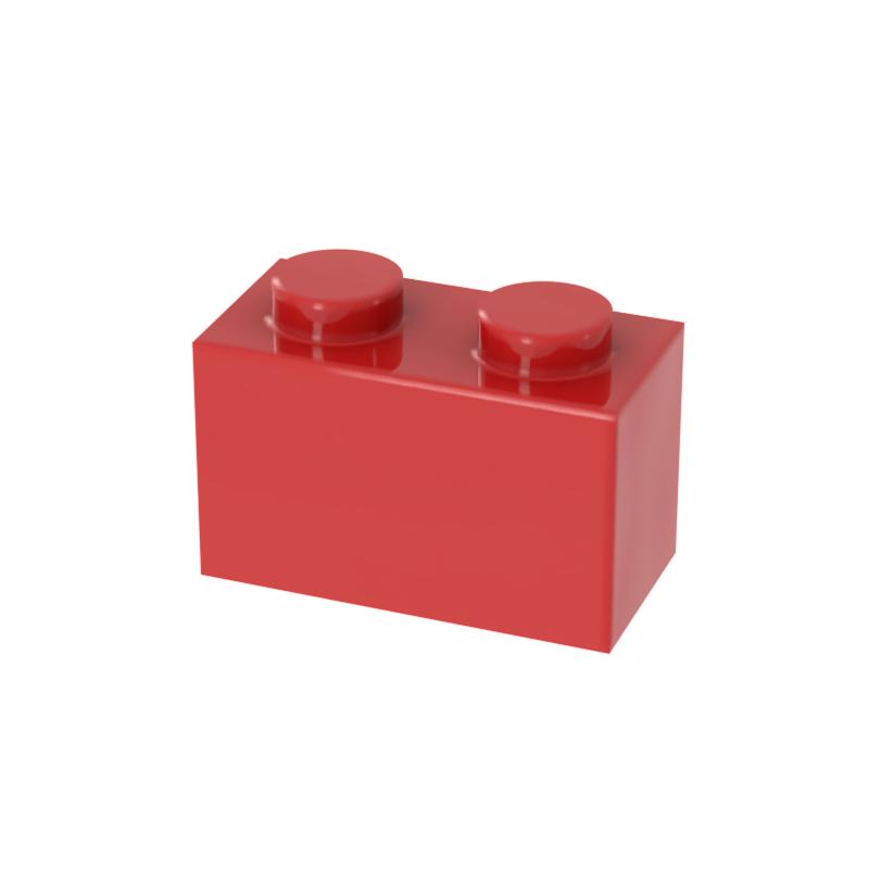 [FunBrick] 20/50/100PCS 1x2 Brick DIY Building Blocks Thick Figures Bricks Dots Creative Compatible With 3004 Toy f