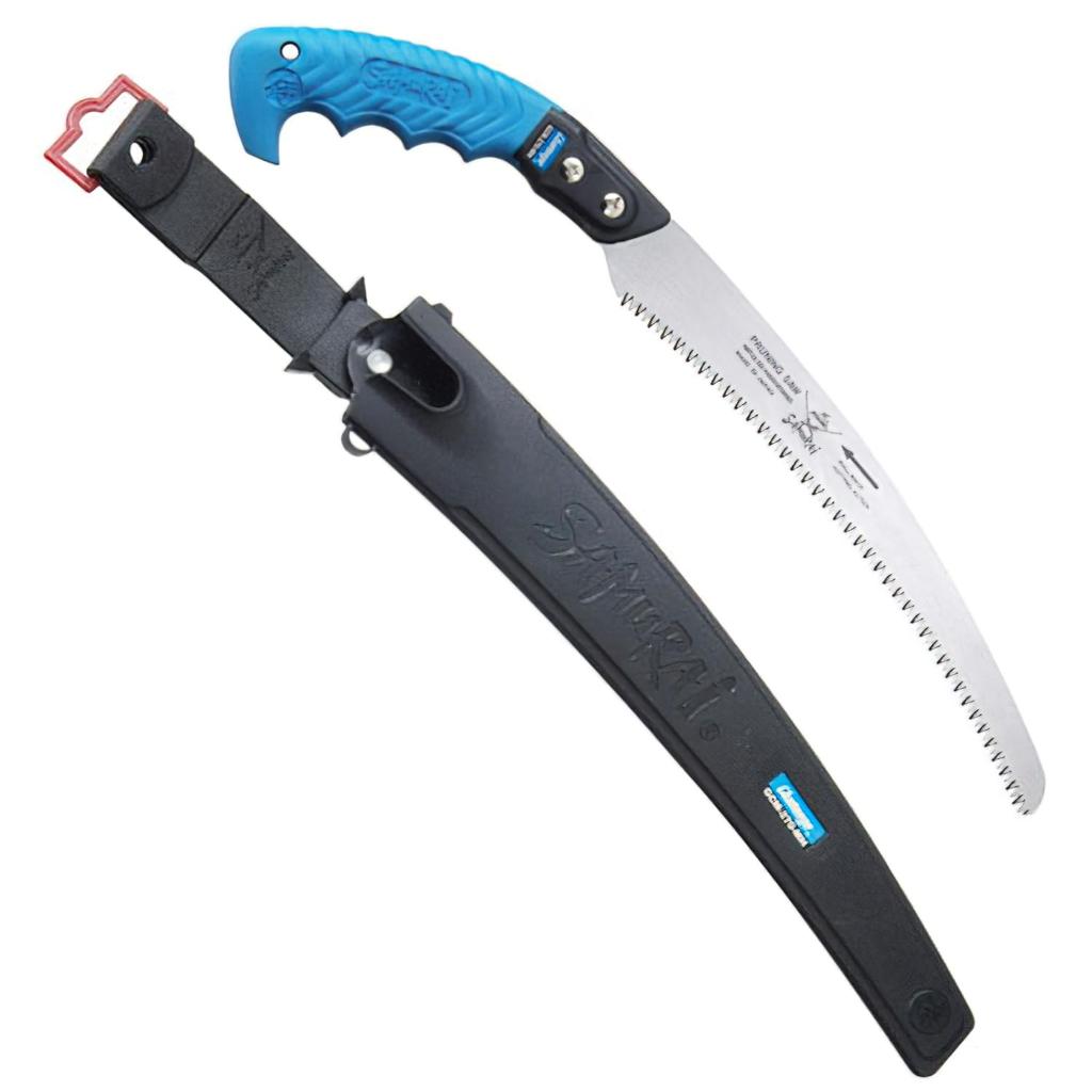 Samurai Patented Curved Blade Saw, Replaceable Blade (with Sheath), Challenge, Medium, 240mm, GCM-240-MH